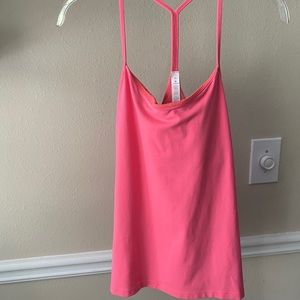 Lululemon Power Pose pink tank size 10